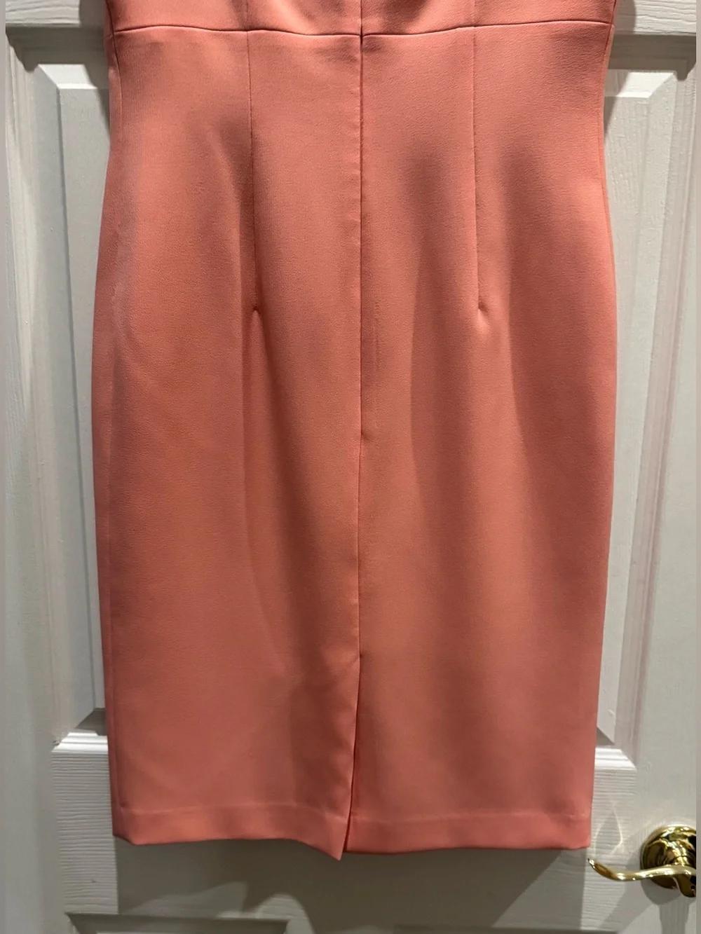 Evan Picone: Black Label: Women’s: Sleeveless Coral Shift Dress Size 4 - Picture 7 of 14